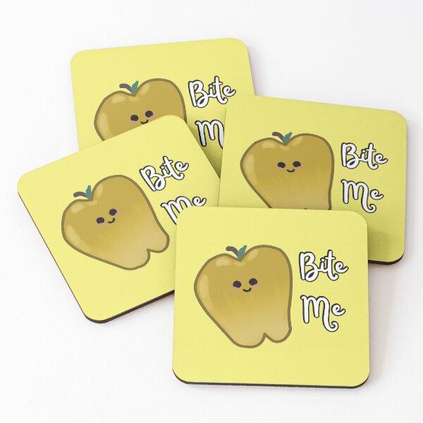 Item preview, Bite Me Golden Apple (Yellow) designed and sold by BLAAAAASK.