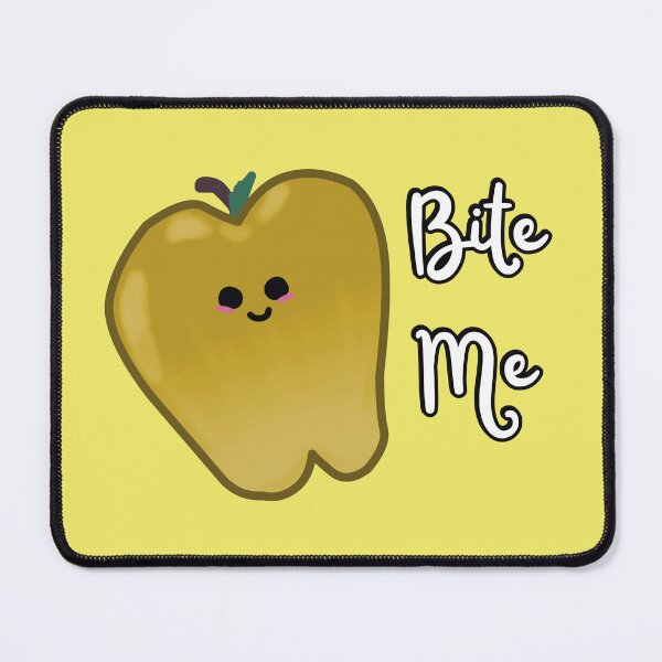 Item preview, Bite Me Golden Apple (Yellow) designed and sold by BLAAAAASK.