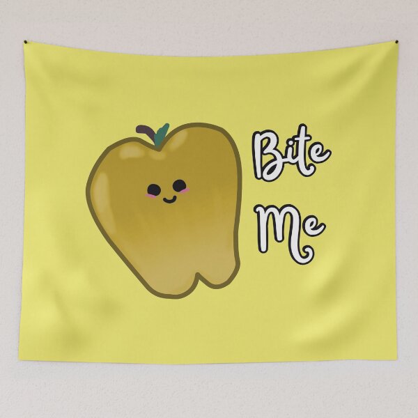 Item preview, Bite Me Golden Apple (Yellow) designed and sold by BLAAAAASK.