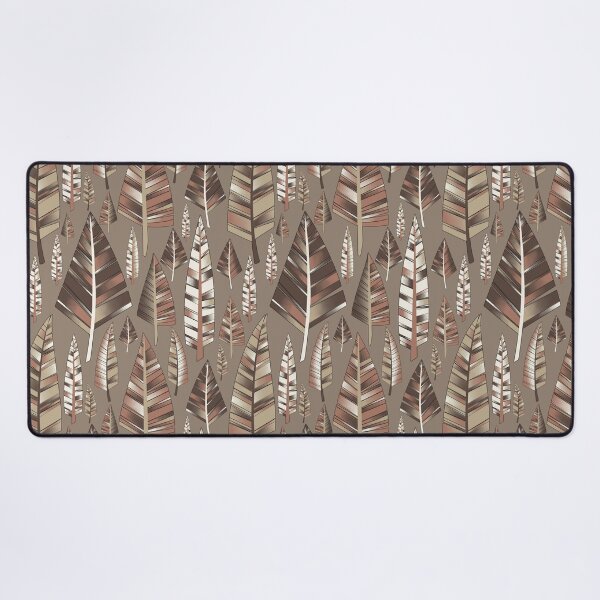 Item preview, Neutral Feathers - Mocha Chocolate Mirage designed and sold by Bennet and Bird.