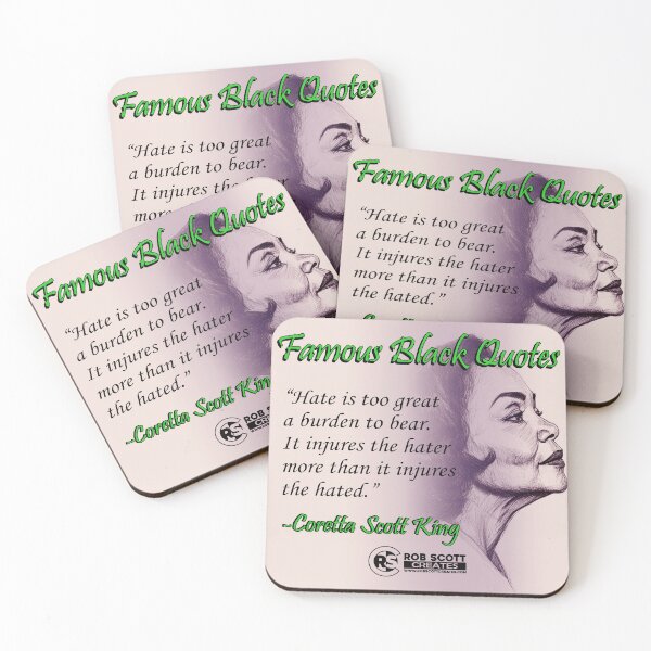 Item preview, Coretta Scott Quote 2 designed and sold by RobScottCreates.