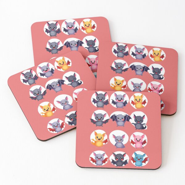 Item preview, Colorful Little Bat, Bat kawaii, Batzilla, sweet bat, cute bat, cute,  designed and sold by GOLDENGARDENART.