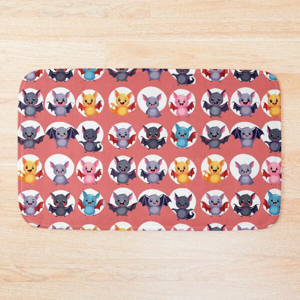 Item preview, Colorful Little Bat, Bat kawaii, Batzilla, sweet bat, cute bat, cute,  designed and sold by GOLDENGARDENART.