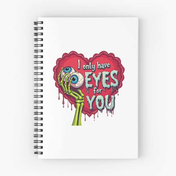 Item preview, I Only Have Eyes for You - Creepy Valentine’s Day Art / valentines funny / valentines day funny   designed and sold by Krasnovaovaova.
