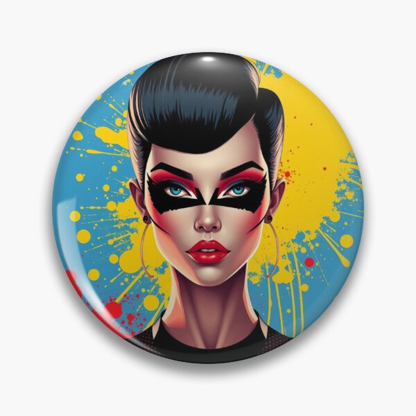 Item preview, Pop Art Glamorous and Fearless Girl designed and sold by Ink And Inspire.