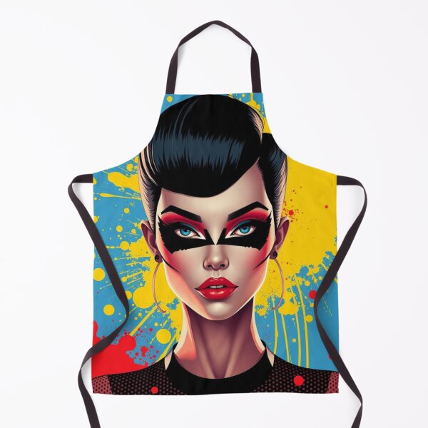 Item preview, Pop Art Glamorous and Fearless Girl designed and sold by Ink And Inspire.