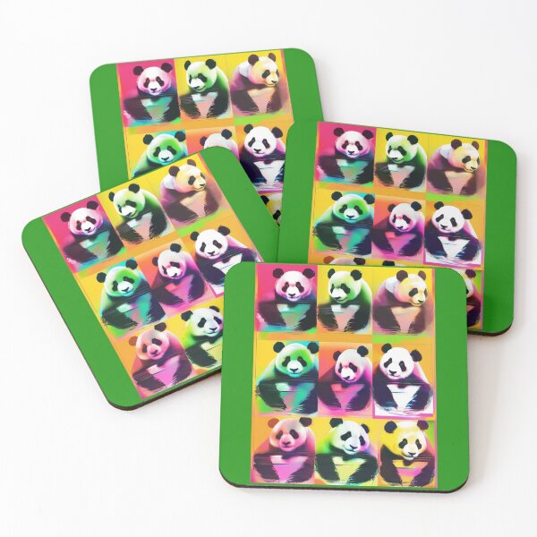Item preview, Neon Pandas: A Spectrum of Expressions designed and sold by KilianSzmid.