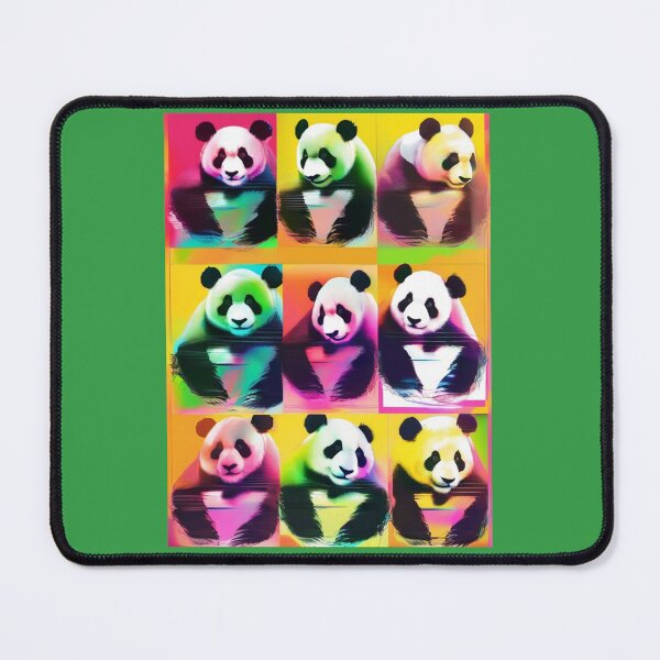 Item preview, Neon Pandas: A Spectrum of Expressions designed and sold by KilianSzmid.