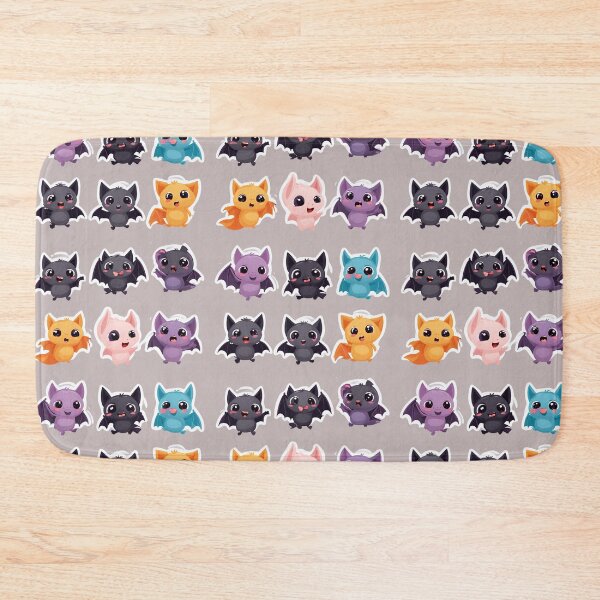 Item preview, Cute Little Bat, Bat kawaii, Batzilla, sweet bat, cute bat, cute,  designed and sold by GOLDENGARDENART.