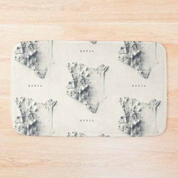 Item preview, Kenya Shaded Relief 3D Map digitally-rendered designed and sold by ThinkAboutMaps.