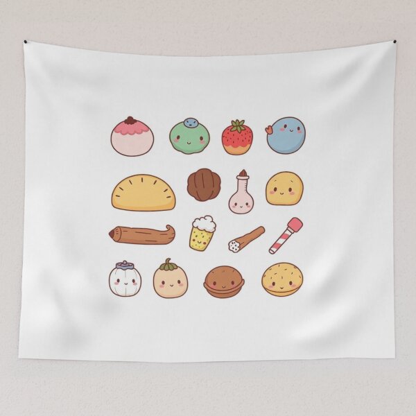 Item preview,  Hand-Drawn Kawaii Objects Collection designed and sold by hjian8219.