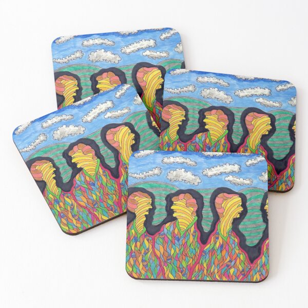 Item preview, 925 - QUIRKY QUADS -DAVE EDWARDS - MIXED MEDIA - 2024 designed and sold by BLYTHART.
