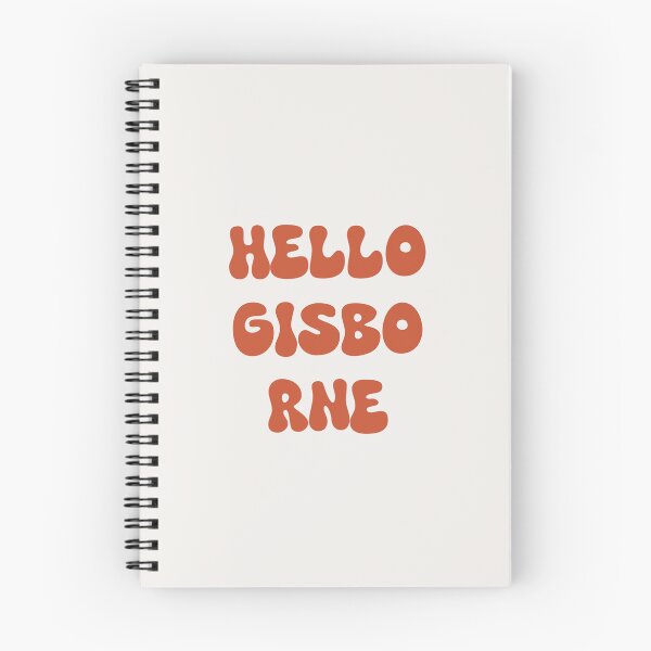 Item preview, Hello Gisborne Retro Typography Design designed and sold by RM-Journey.