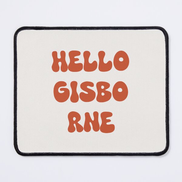 Item preview, Hello Gisborne Retro Typography Design designed and sold by RM-Journey.