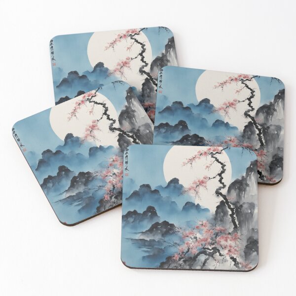 Item preview, Cliffside Plum Blossom designed and sold by SpunkySpaniel.