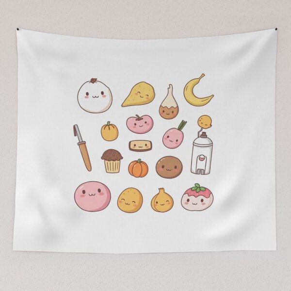 Item preview,  Hand-Drawn Kawaii Objects Collection designed and sold by hjian8219.