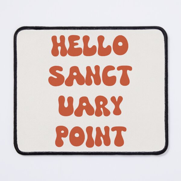 Item preview, Hello Sanctuary Point Retro Typography Design designed and sold by RM-Journey.