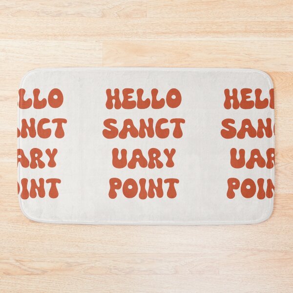 Item preview, Hello Sanctuary Point Retro Typography Design designed and sold by RM-Journey.