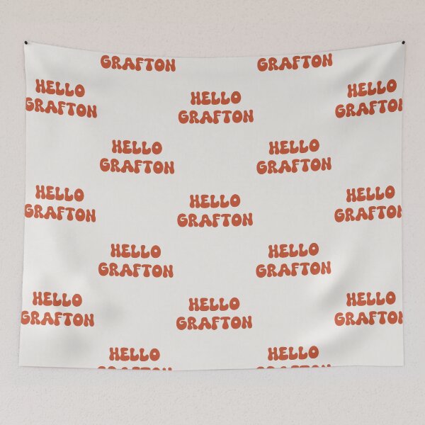 Item preview, Hello Grafton Retro Typography Design designed and sold by RM-Journey.