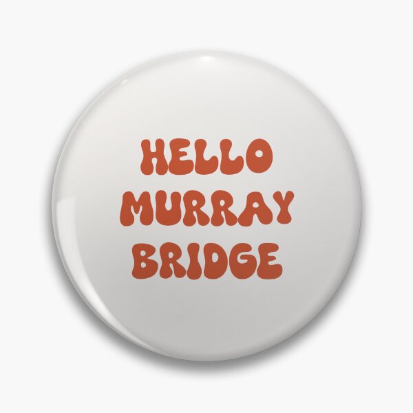 Item preview, Hello Murray Bridge Retro Typography Design designed and sold by RM-Journey.