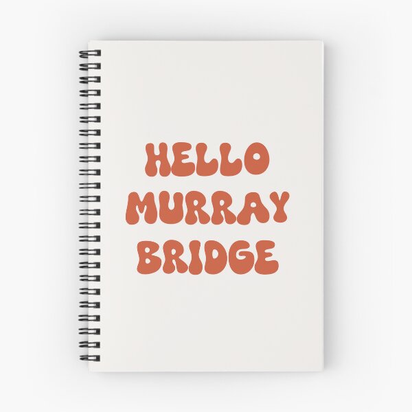 Item preview, Hello Murray Bridge Retro Typography Design designed and sold by RM-Journey.
