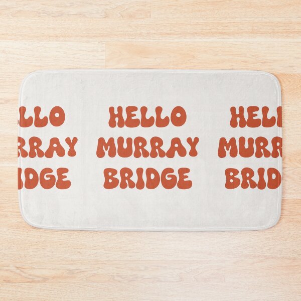 Item preview, Hello Murray Bridge Retro Typography Design designed and sold by RM-Journey.
