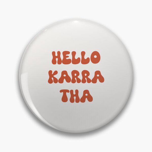 Item preview, Hello Karratha Retro Typography Design designed and sold by RM-Journey.
