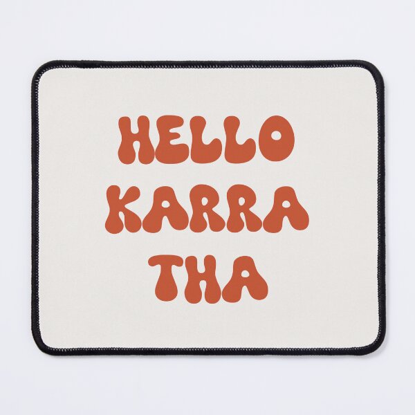 Item preview, Hello Karratha Retro Typography Design designed and sold by RM-Journey.