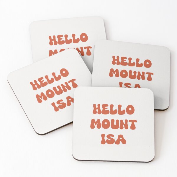 Item preview, Hello Mount Isa Retro Typography Design designed and sold by RM-Journey.