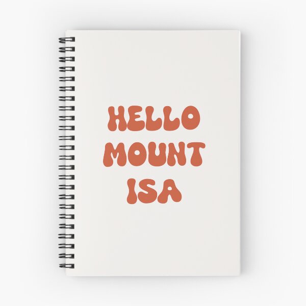 Item preview, Hello Mount Isa Retro Typography Design designed and sold by RM-Journey.