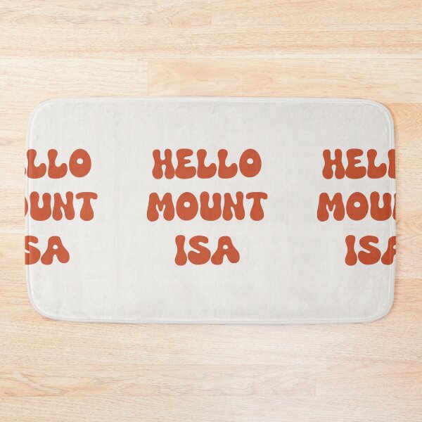 Item preview, Hello Mount Isa Retro Typography Design designed and sold by RM-Journey.