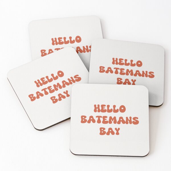 Item preview, Hello Batemans Bay Retro Typography Design designed and sold by RM-Journey.