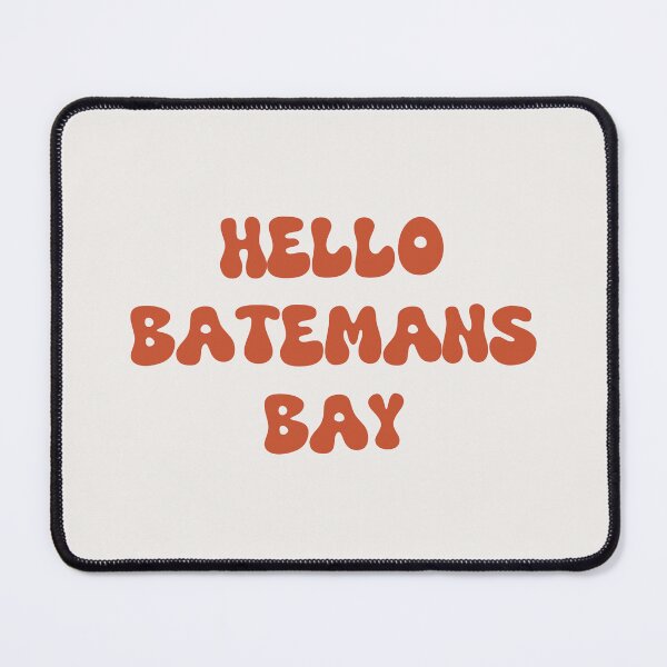 Item preview, Hello Batemans Bay Retro Typography Design designed and sold by RM-Journey.