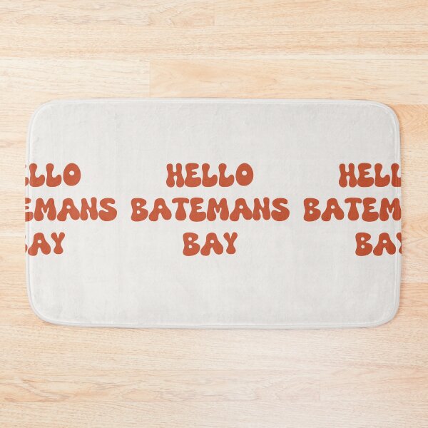 Item preview, Hello Batemans Bay Retro Typography Design designed and sold by RM-Journey.