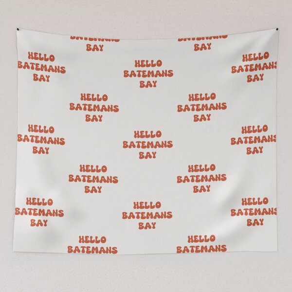 Item preview, Hello Batemans Bay Retro Typography Design designed and sold by RM-Journey.