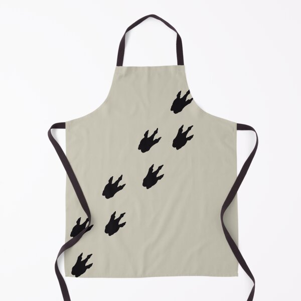 Item preview, Dinosaur Footprints in Black (Fossil Tan) designed and sold by BLAAAAASK.