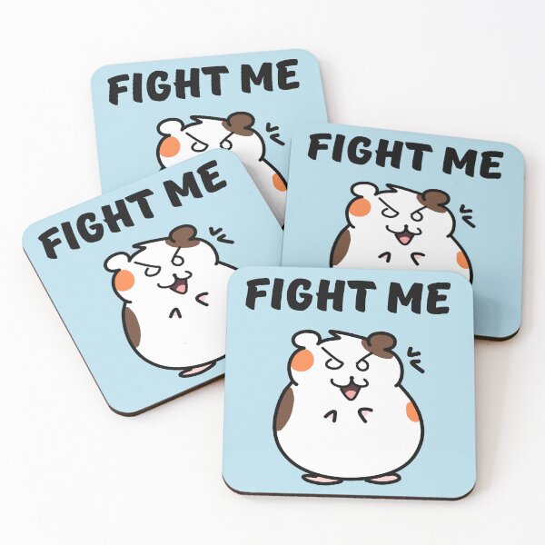 Item preview, Chibi Hammie Fight Me (Blue) designed and sold by BLAAAAASK.