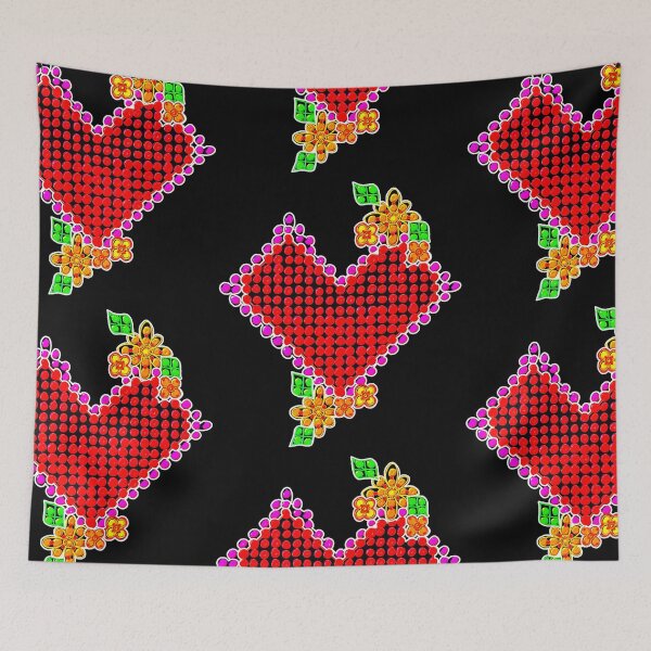 Item preview, Dotty valentines dark heart designed and sold by bekki smith.