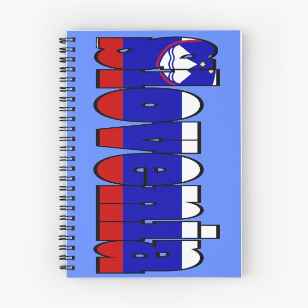 Item preview, Slovenia Font with Slovene Flag designed and sold by Havocgirl.