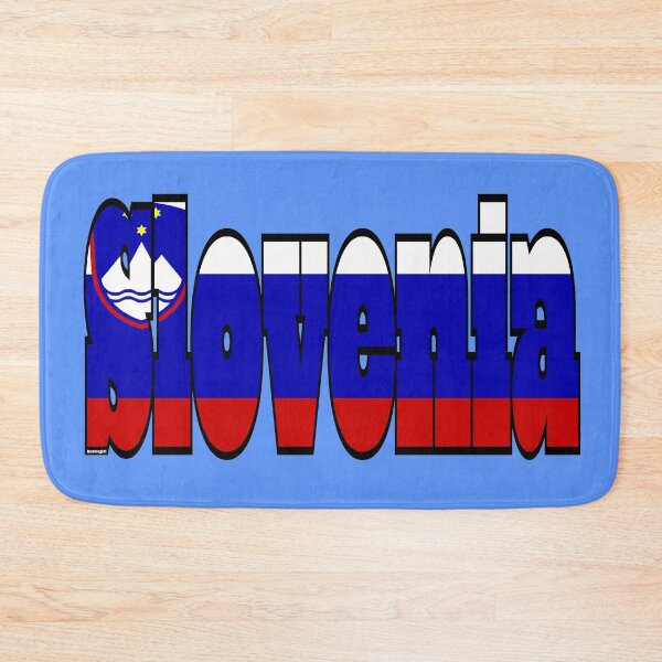 Item preview, Slovenia Font with Slovene Flag designed and sold by Havocgirl.