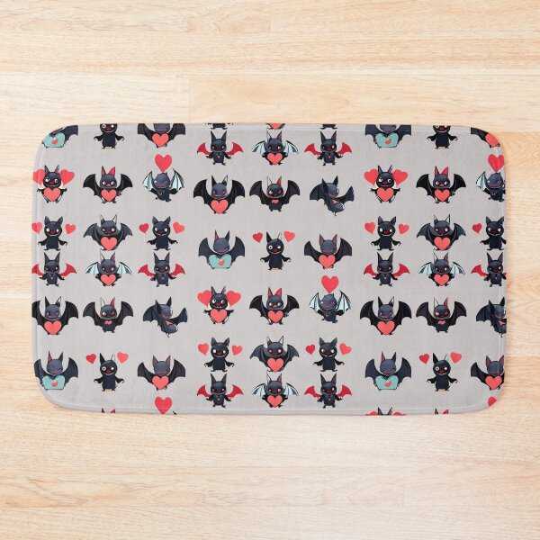 Item preview, Love Bat kawaii, Batzilla, sweet bat, cute bat, cute,  designed and sold by GOLDENGARDENART.