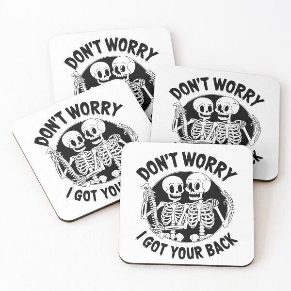 Item preview, Dont Worry I Got Your Back Funny Stick People Quote Saying designed and sold by PrintItStudio.