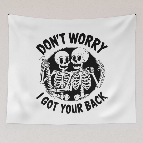 Item preview, Dont Worry I Got Your Back Funny Stick People Quote Saying designed and sold by PrintItStudio.