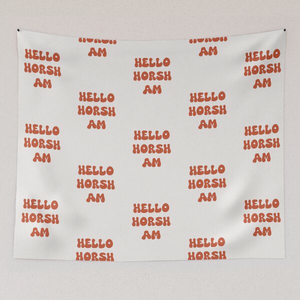 Item preview, Hello Horsham Retro Typography Design designed and sold by RM-Journey.