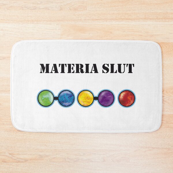 Item preview, Materia Slut Black Text (White) designed and sold by BLAAAAASK.