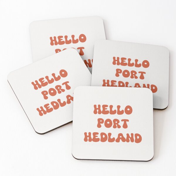 Item preview, Hello Port Hedland Retro Typography Design designed and sold by RM-Journey.