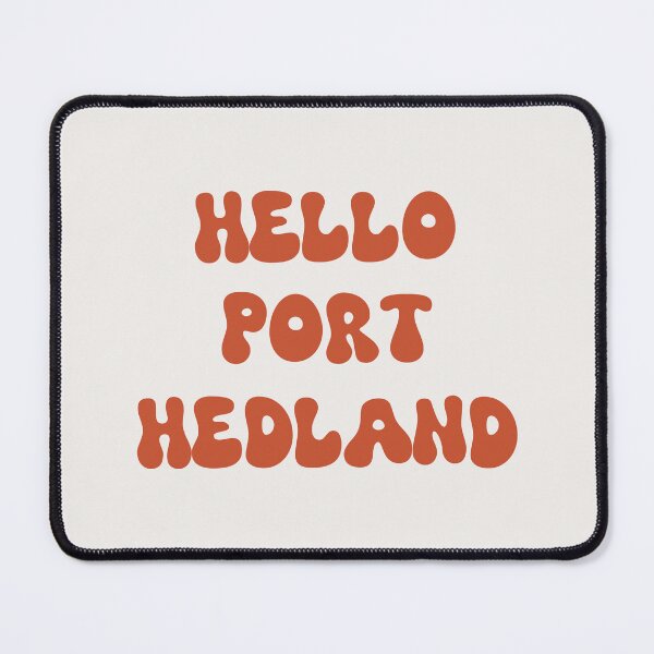 Item preview, Hello Port Hedland Retro Typography Design designed and sold by RM-Journey.