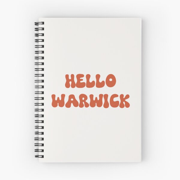 Item preview, Hello Warwick Retro Typography Design designed and sold by RM-Journey.