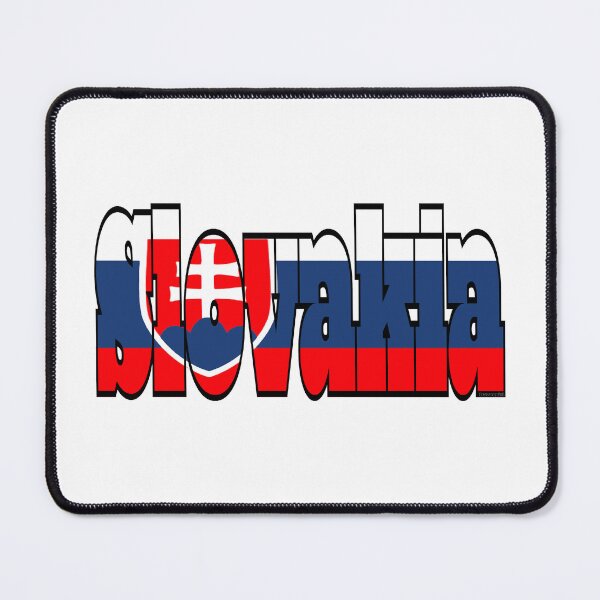 Item preview, Slovakia Font with Slovak Flag designed and sold by Havocgirl.
