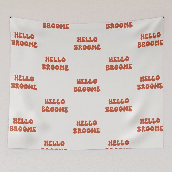 Item preview, Hello Broome Retro Typography Design designed and sold by RM-Journey.
